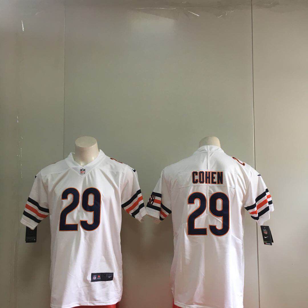 Men Chicago Bears 29 Cohen White Nike Vapor Untouchable Limited Playe NFL Jerseys